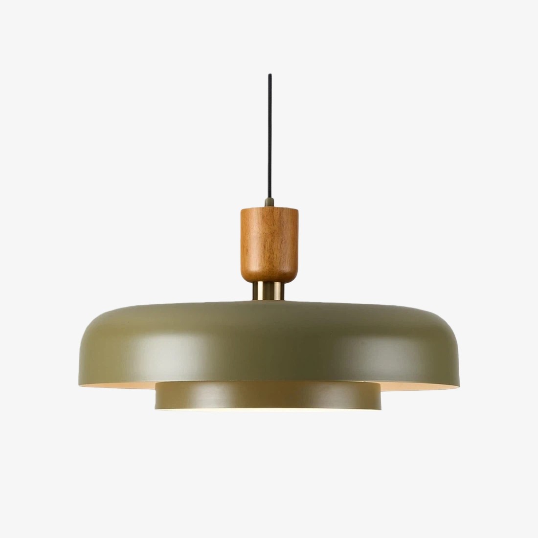 Orbulis Natural Wood Grain Circular Pendant - Modern Minimalist Light for Islands and Foyers T594