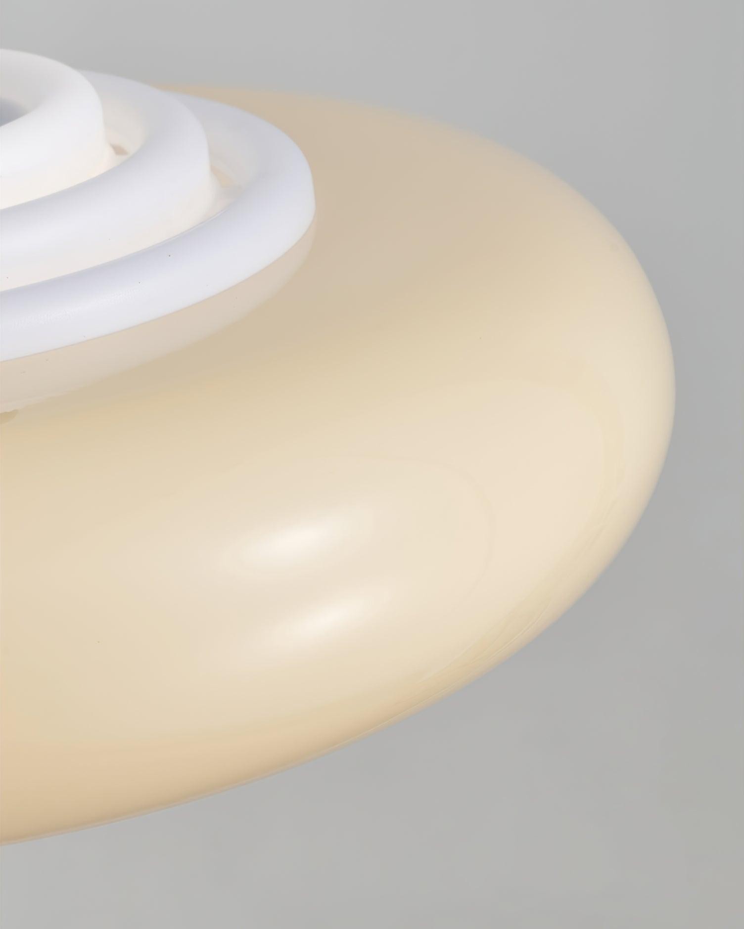 Multi-tiered Round Tower Cream Color Pendant Lamp M488