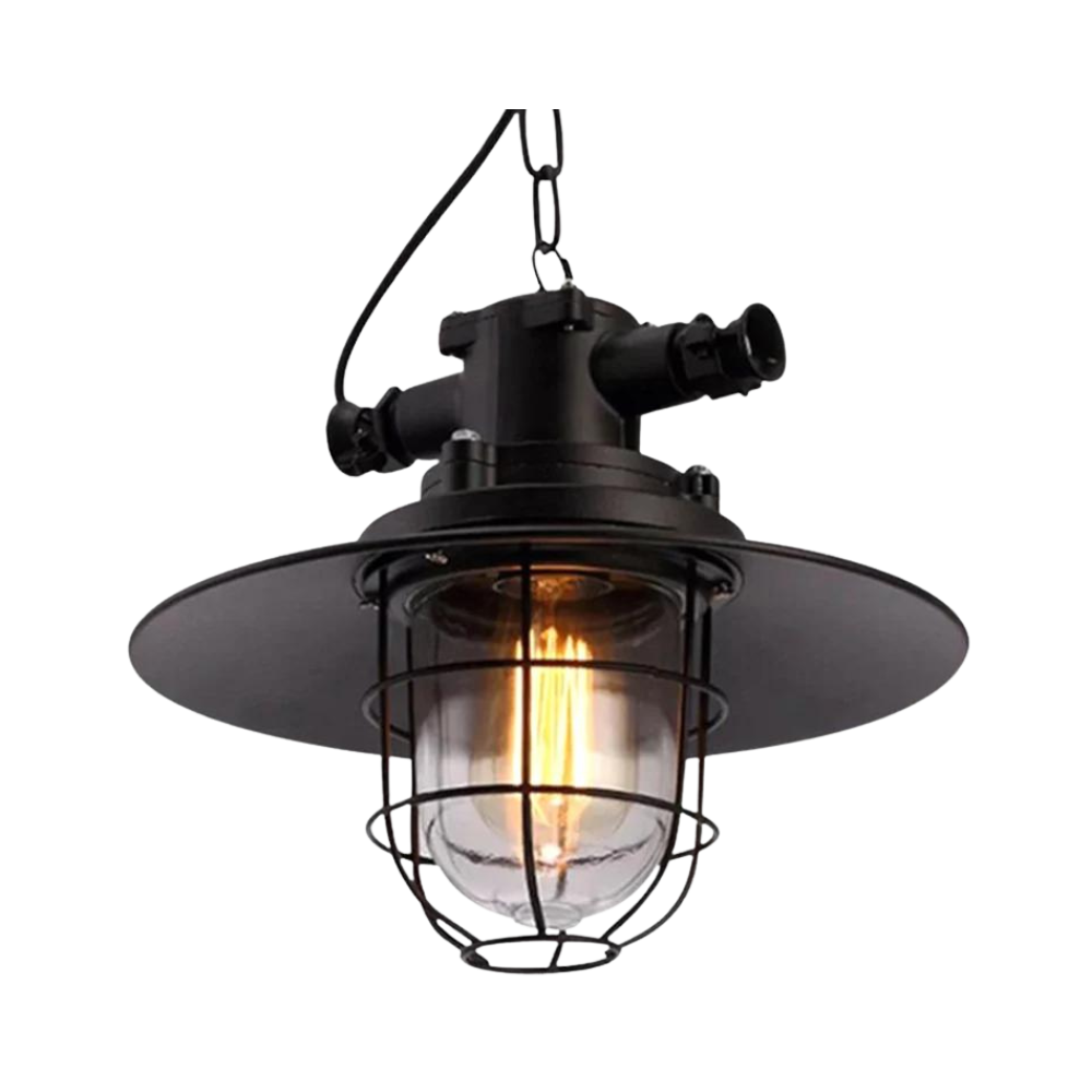 Brilliant Aluminum Industrial Ceiling Light D814