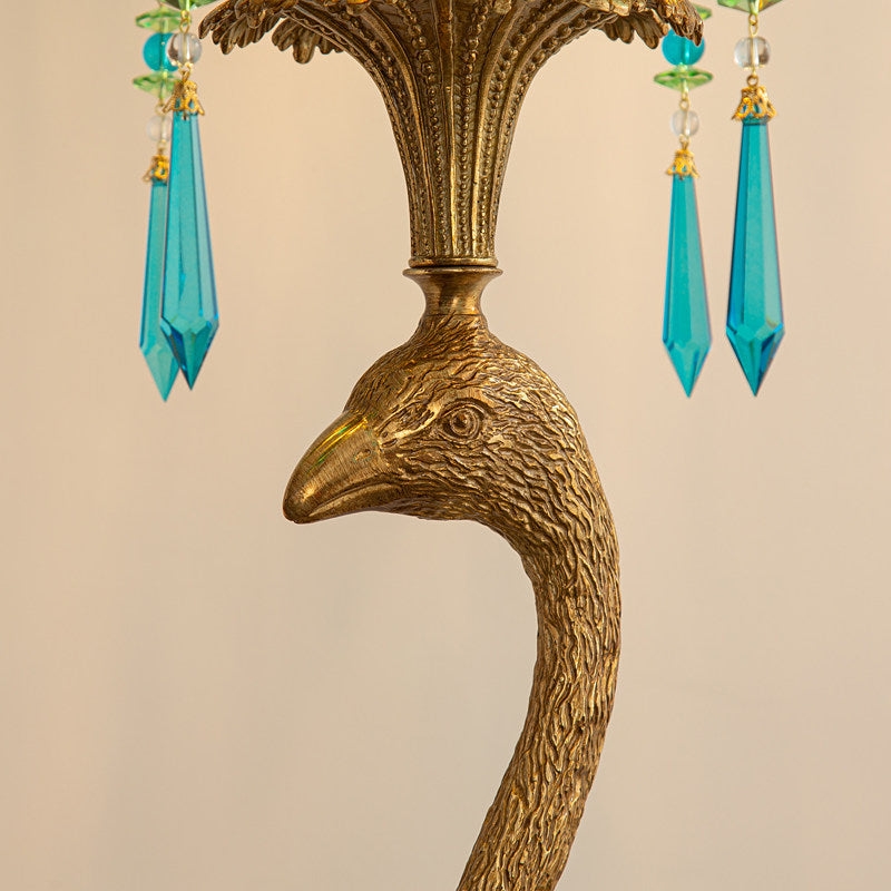 Perky Peacock Floor Lamp D761
