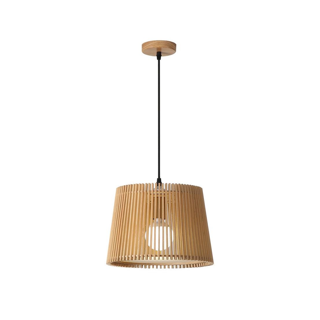 Wooden Log Color Cage Pendant Light M425