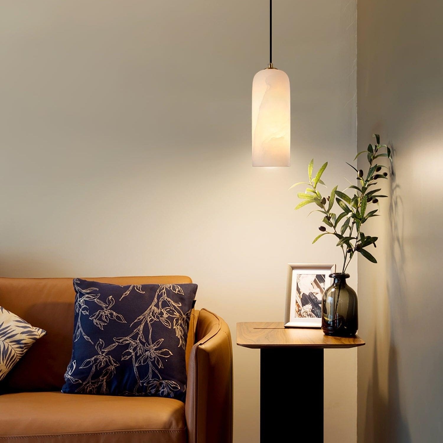Nordic Modern  Alabaster Monty Pendant Light D888