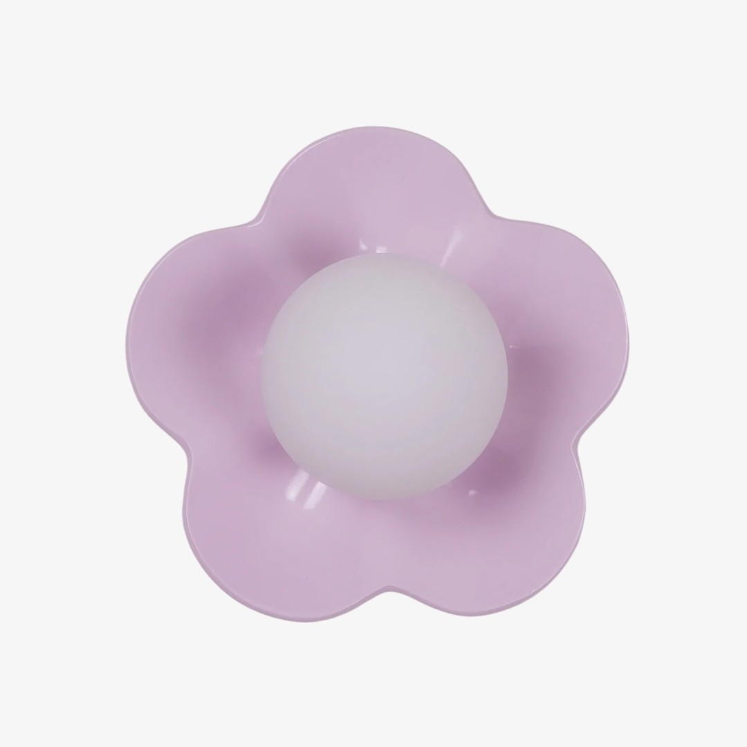 Florixa Blooming Flower Wall Sconce - Plug-in and Hardwired Lamp for Bedroom Decor T505