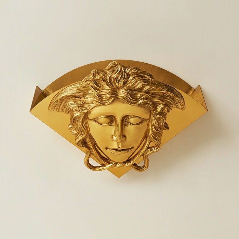 Sphinx Brass Wall Lamp D744