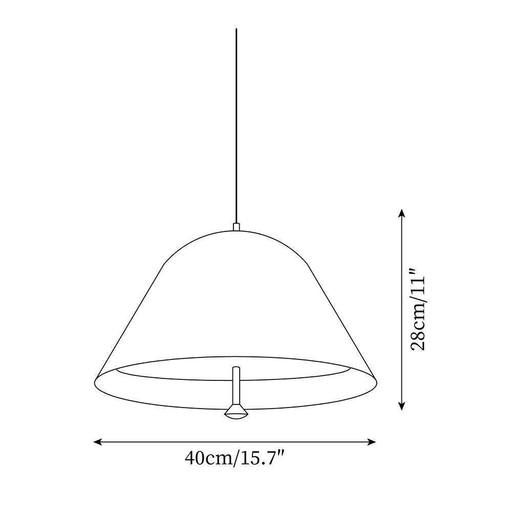 Metal Pear Pendant Lamp M246