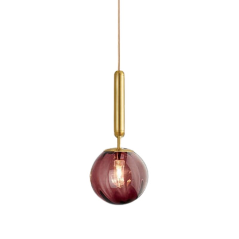 Nordic Stained Glass Ball Pendant Lamp S117