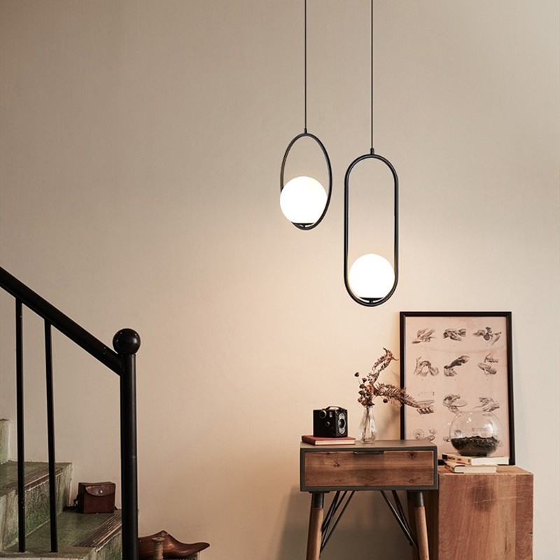 Modern Geometric Metal Pendant Light