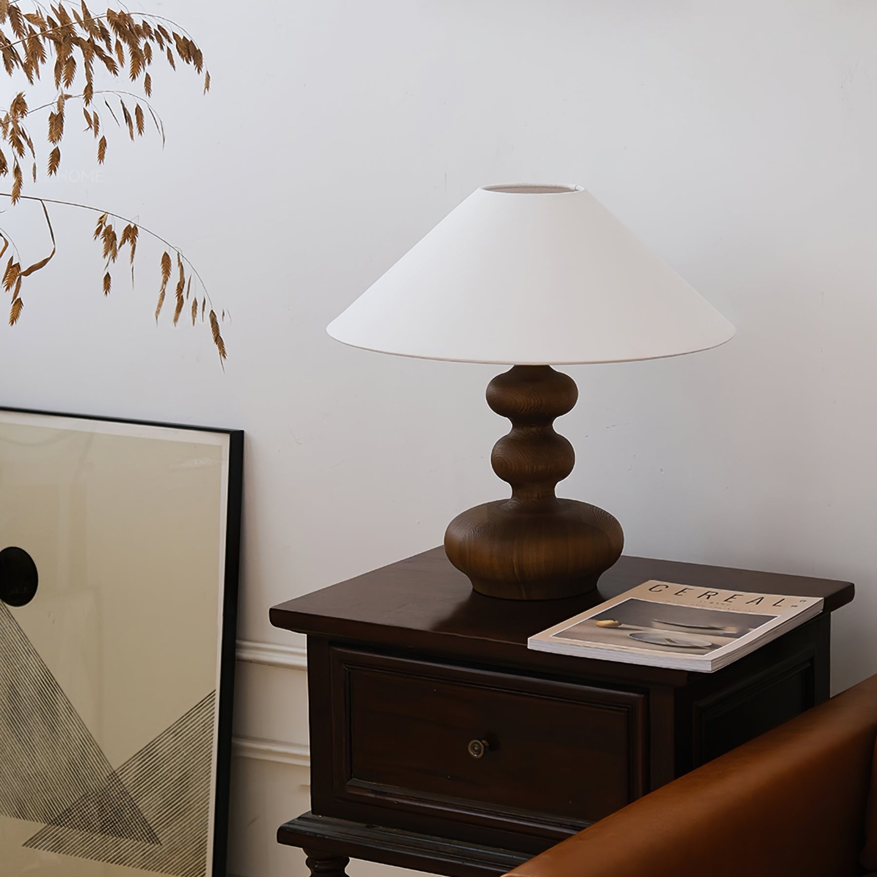 Nordic Retro Solid Wood Table Lamp M161