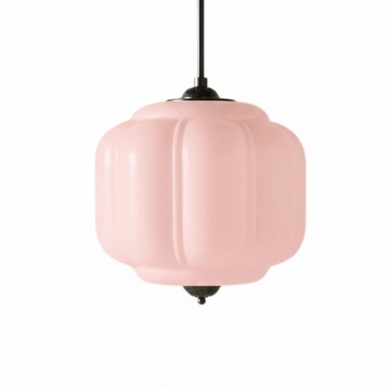 Vintage Cream Glass Pendant Light – Eloise Retro Chandelier S195