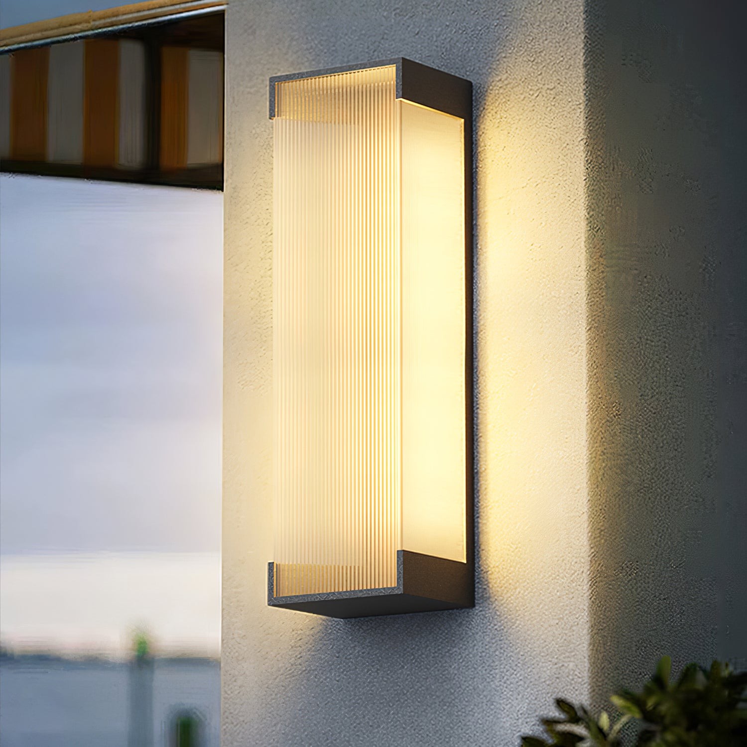 Rectangular Outdoor Wall Light M434