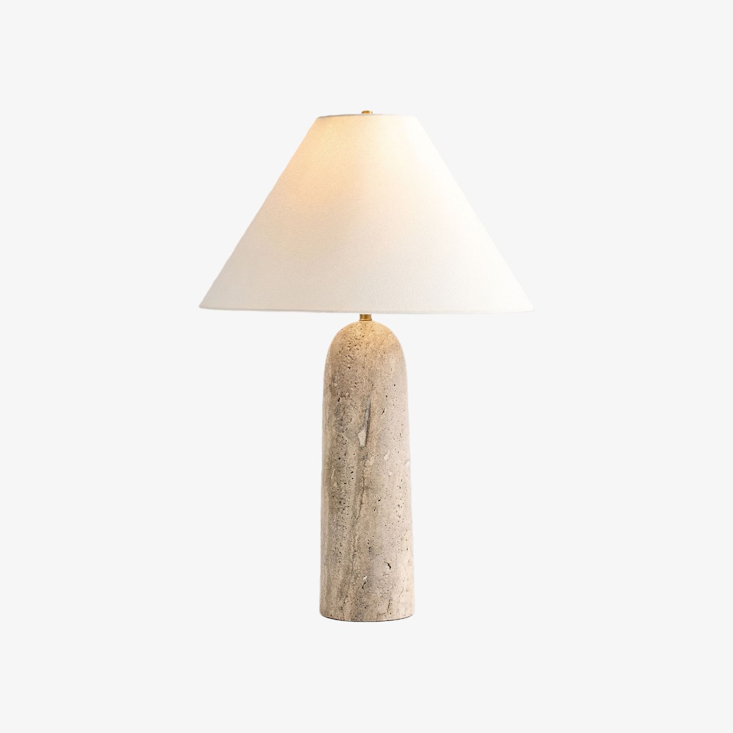 Albi Minimalist Marble Table Lamp - Elegant Fabric Shade Suitable for Any Room T617