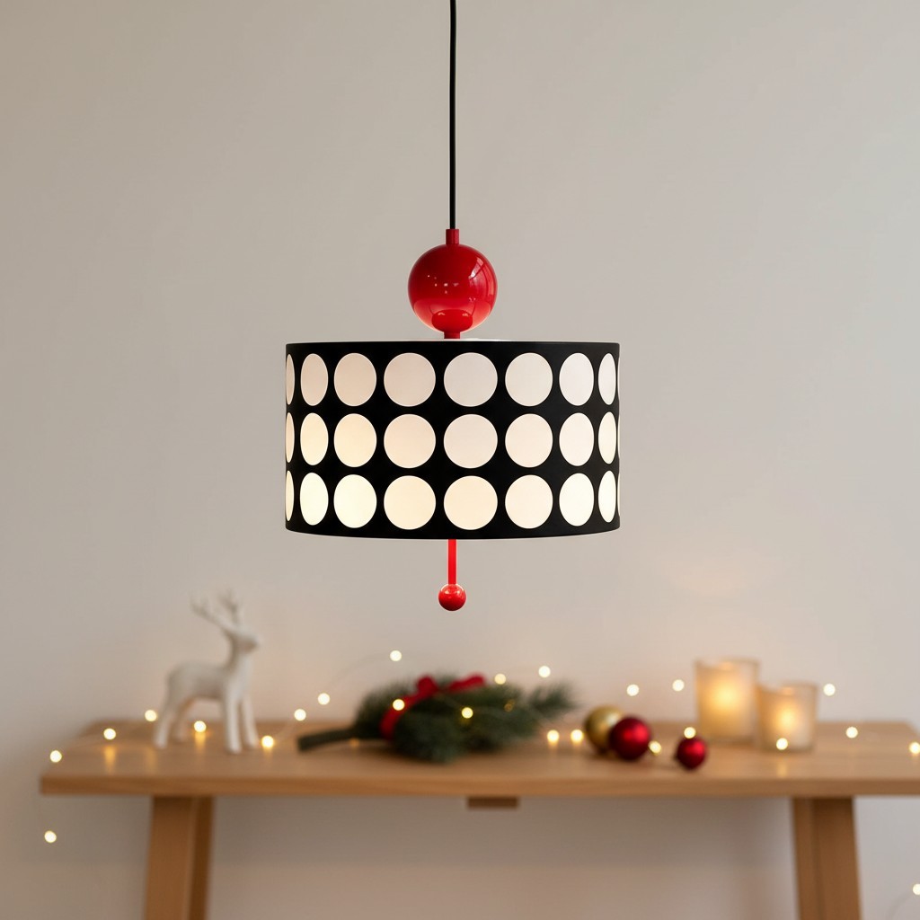 Lattice Acrylic Polka Dots Pendant Lamp M267