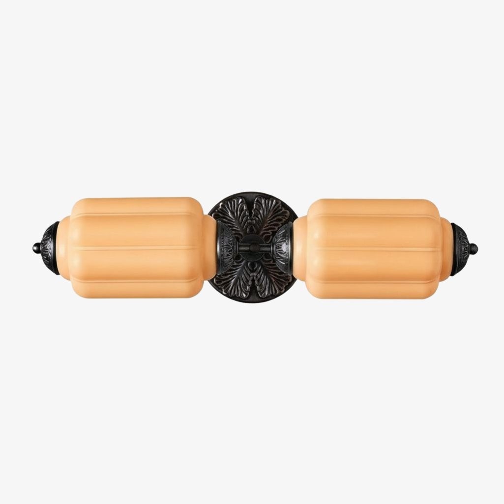 Eloise Brass Wall Sconce – Elegant Milk Glass Vintage Lighting T290