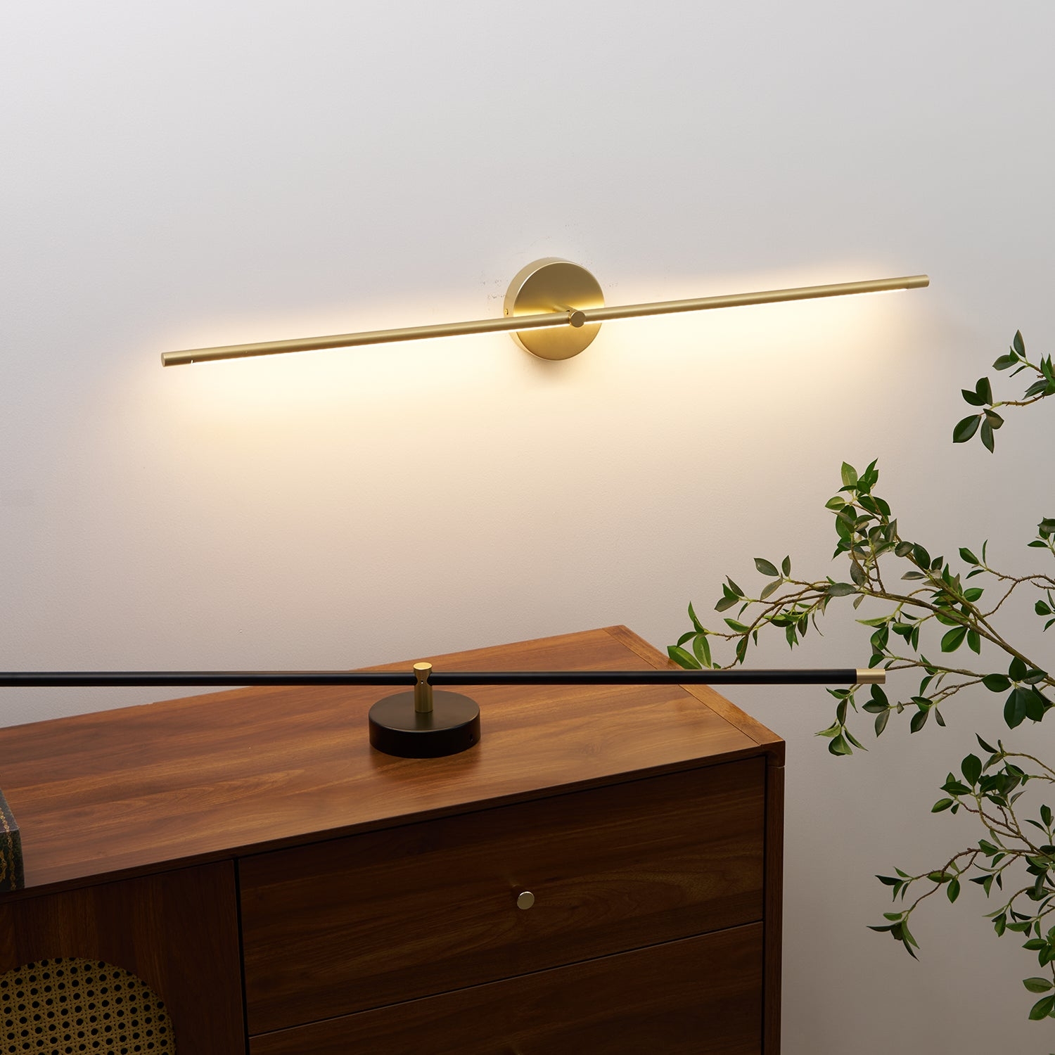 Kady Linear Disc Wall Lamp D55