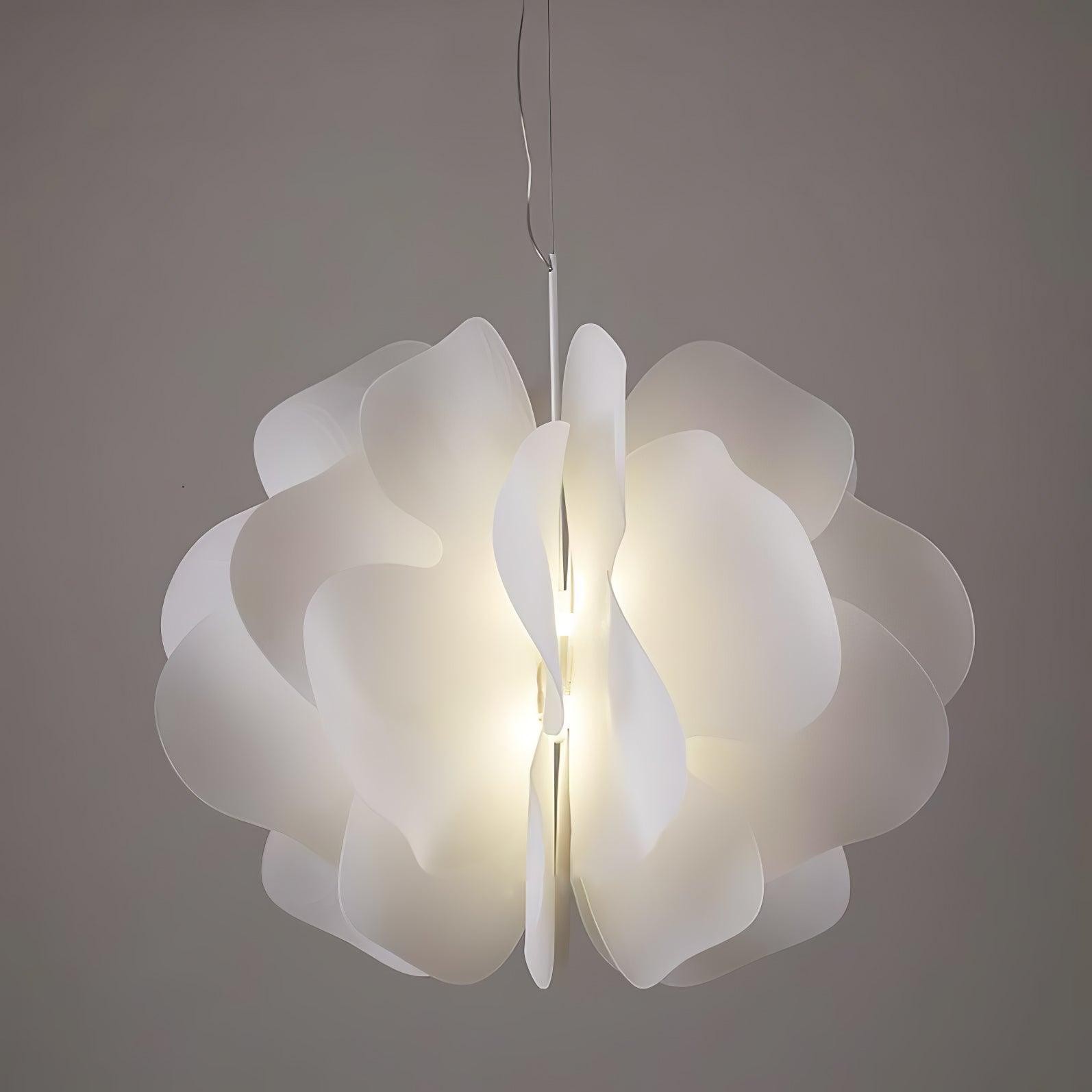 Modern Plastic Flower Design Pendant Lamp M43