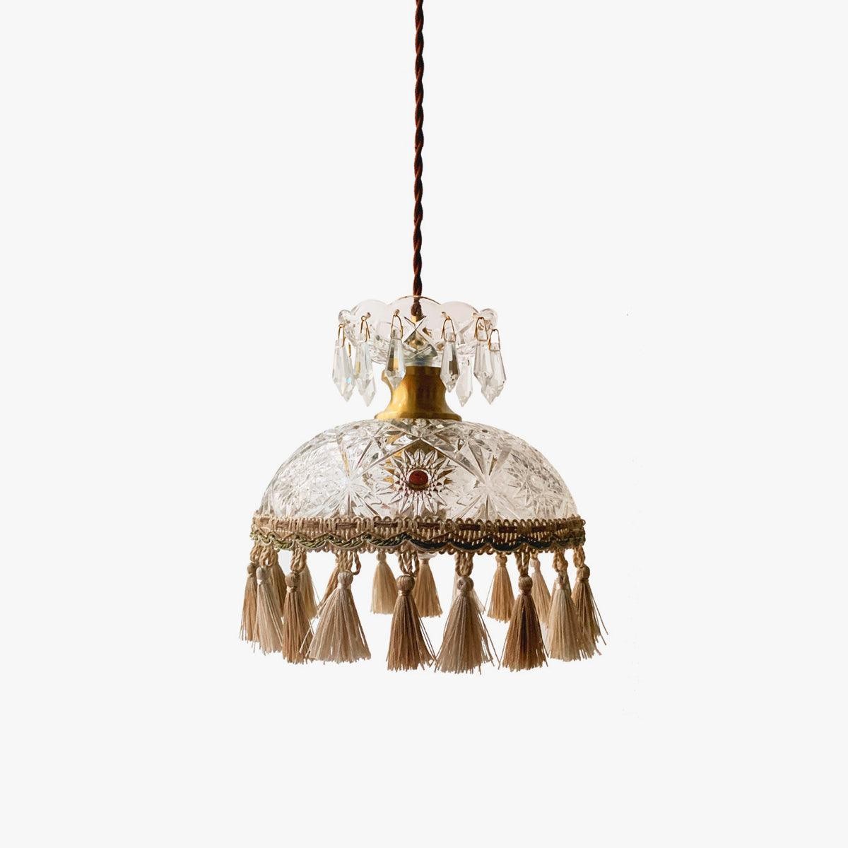 Bowl Tassel Pendant Light M491