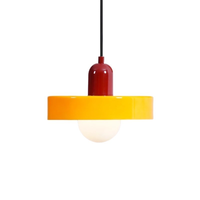 Morandi Glass Disc Orb Pendant Lamp S85