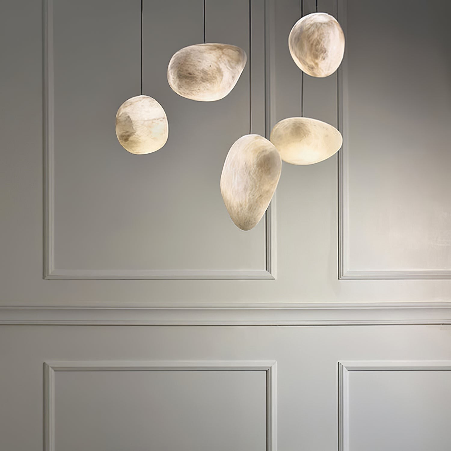 Pebbles Alabaster Pendant Lamp M439