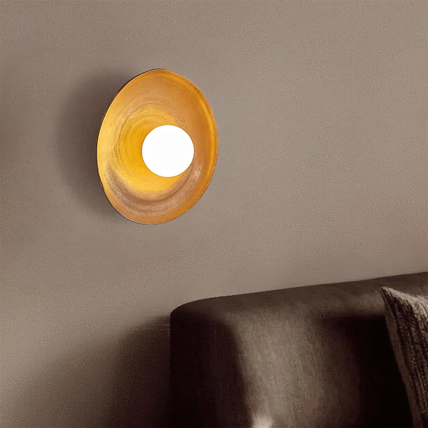 Retro Irregular Round Wall Lamp M205
