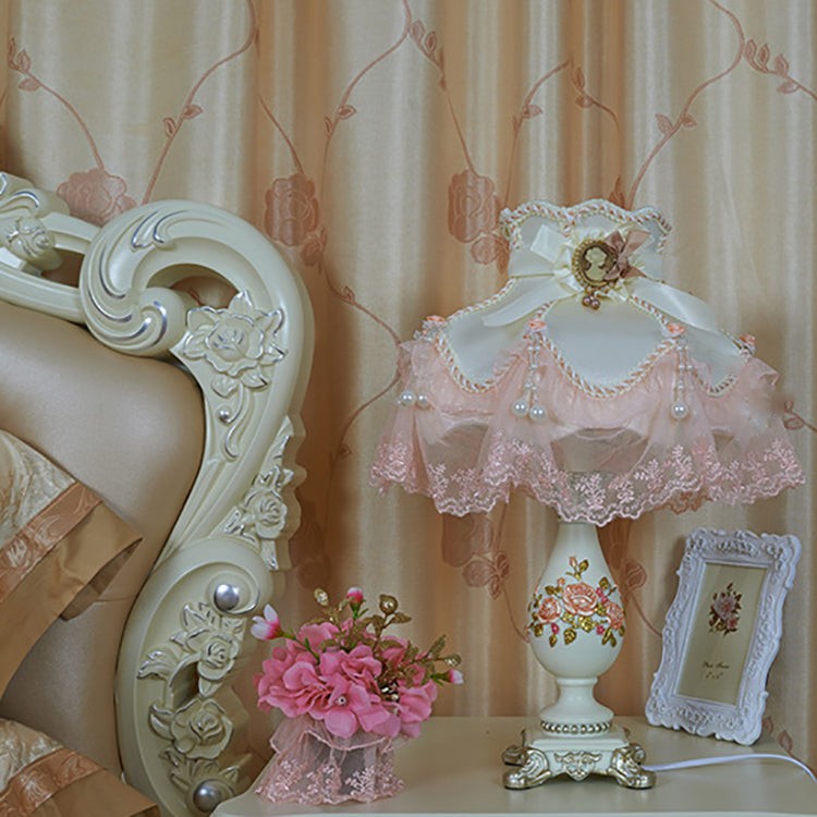Vase Palace Resin Fabric Table Lamp M10