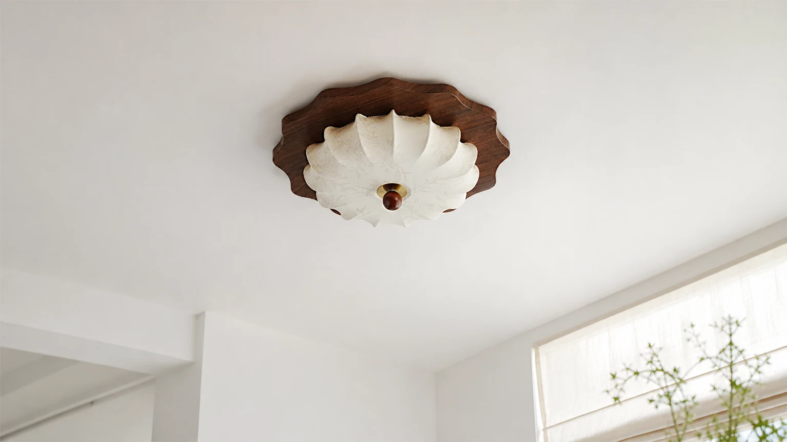 Lampa sufitowa Florence D170 zainstalowana w ciepłym pomieszczeniu