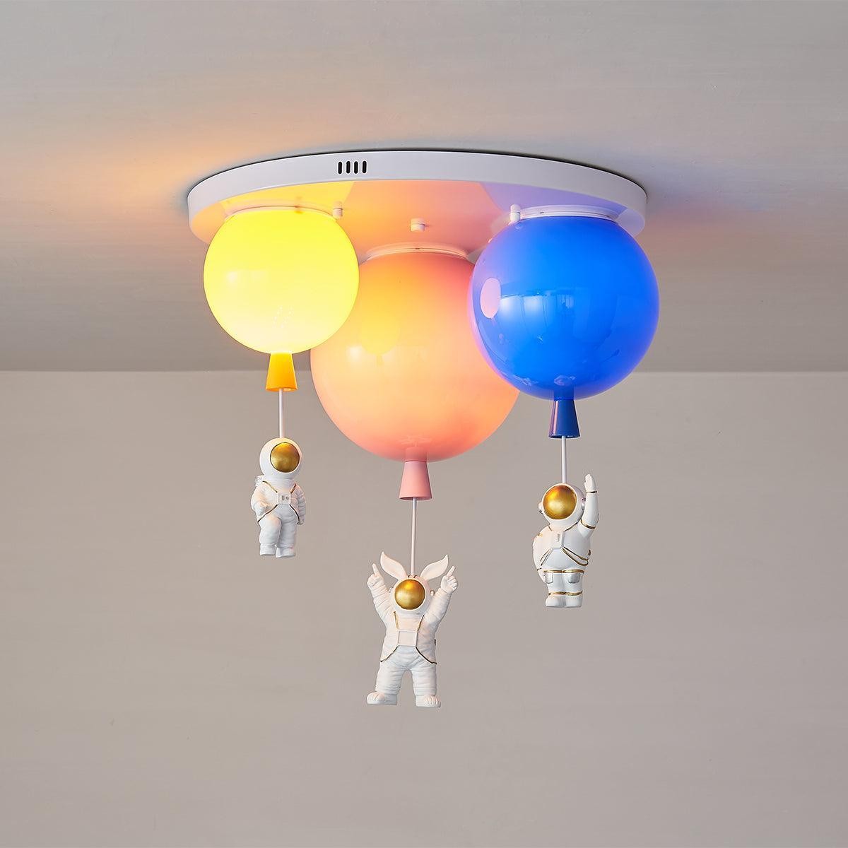 Astronaut Glossy Balloon Ceiling Lamp M494