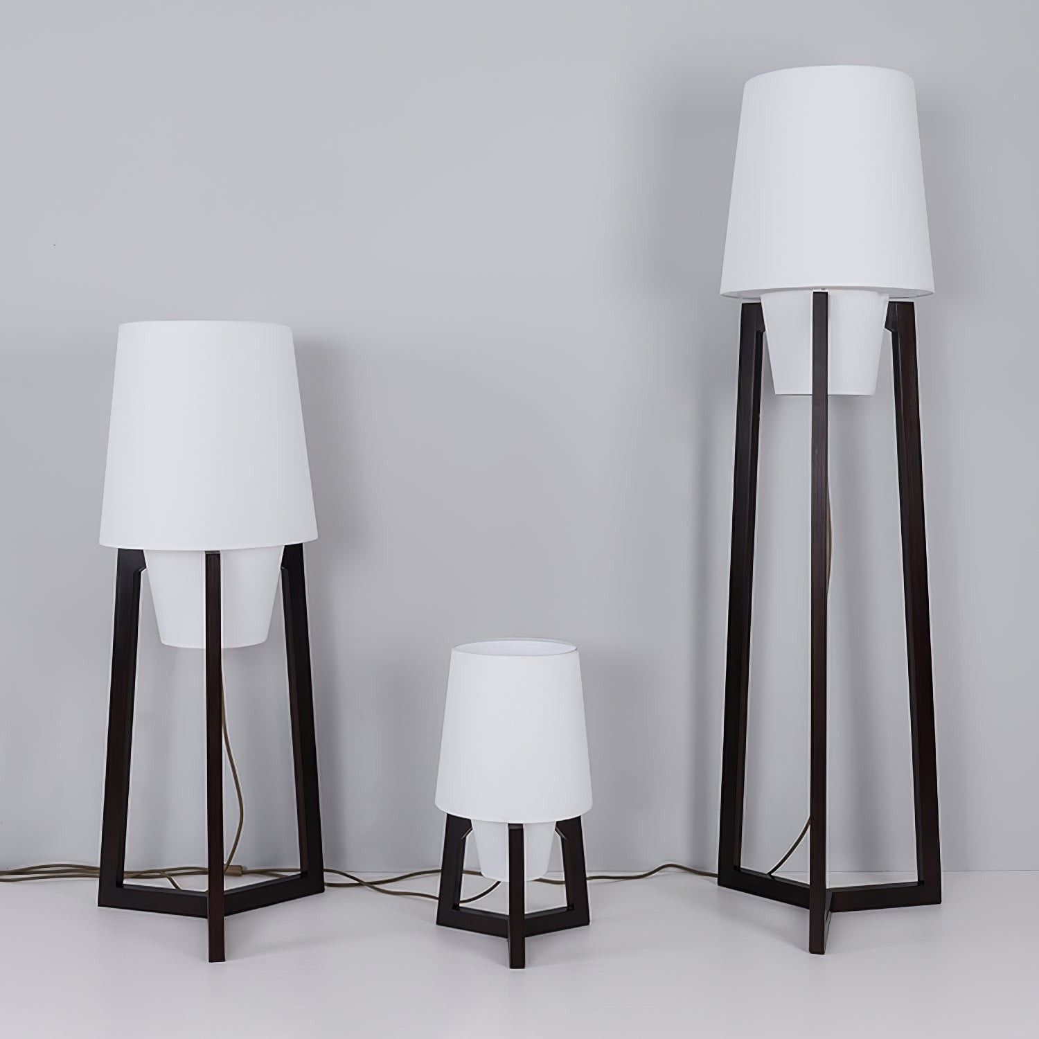 Modern Simple Chinese Style Solid Wood Floor Lamp M150