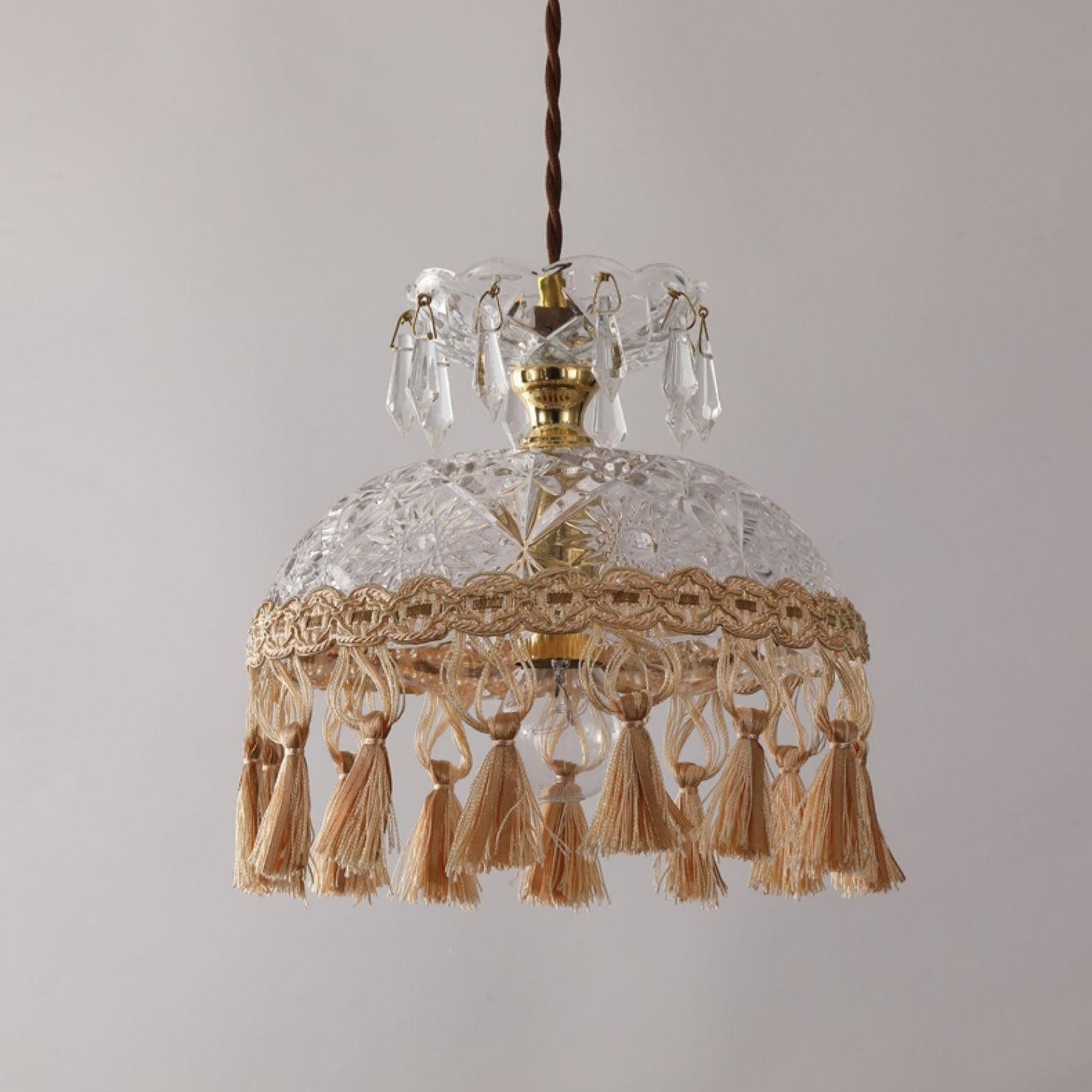 Bowl Tassel Pendant Light M491