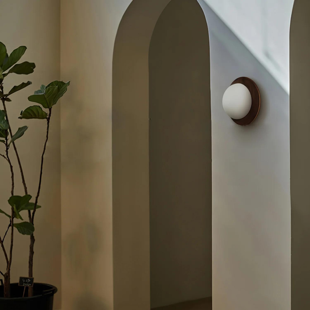 Nordic Minimalist Natural Wood LED Wall Light D780