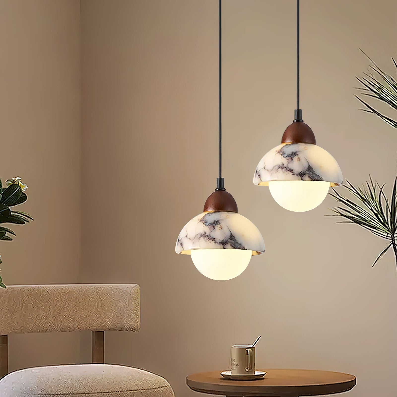 Polaris Marble Pendant Lamp D652