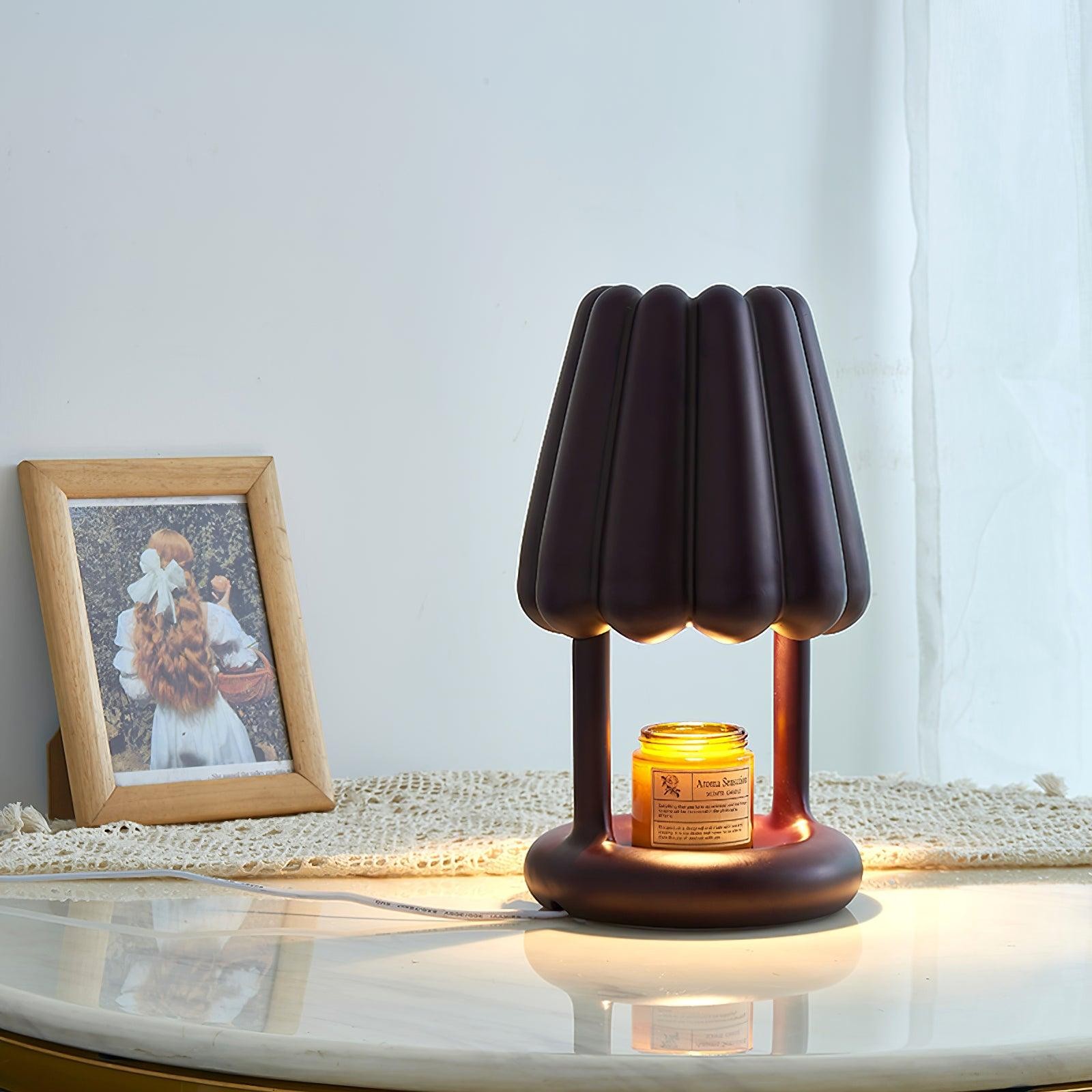Ice Cream Flocked Resin Table Lamp M566
