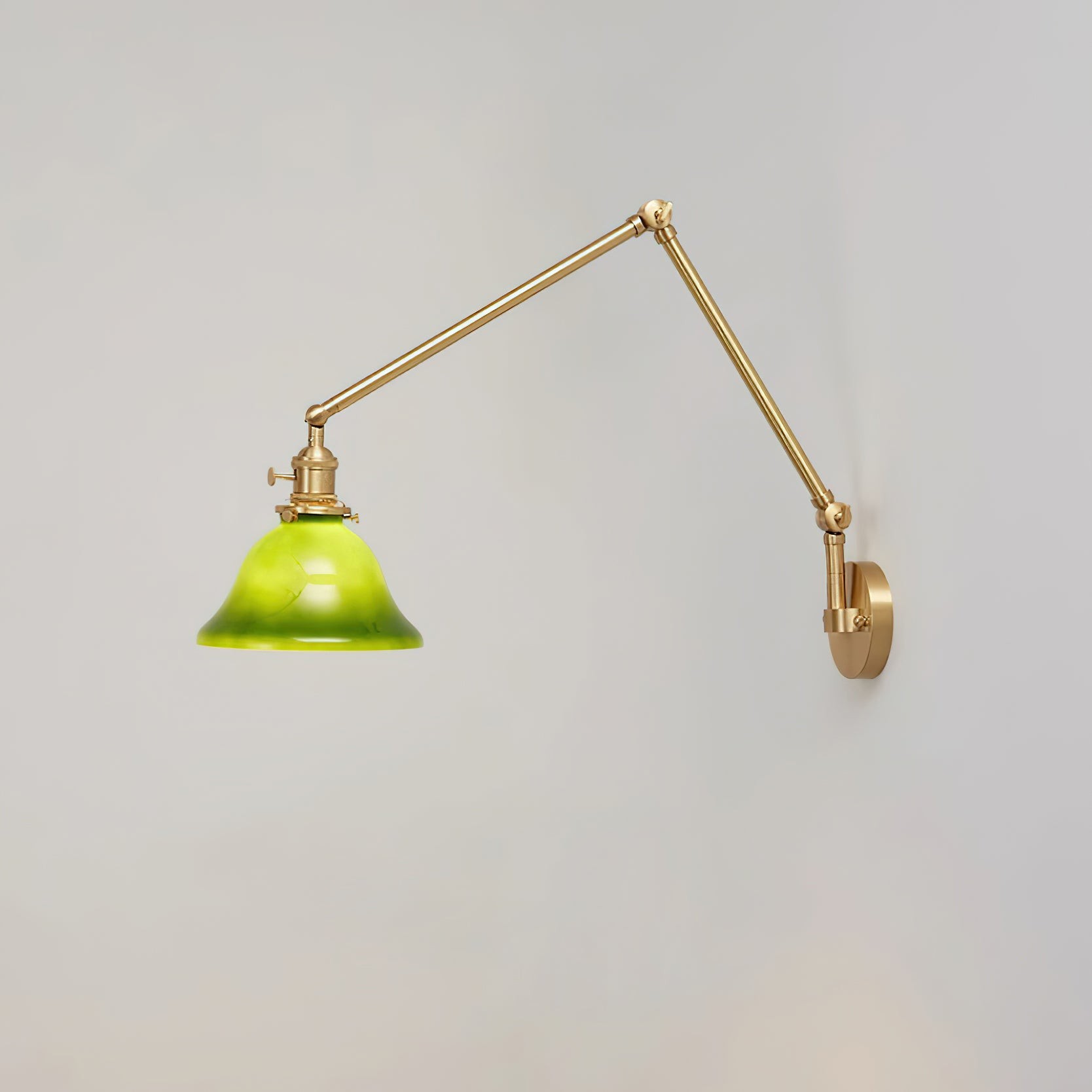 Personalized Green Bell-Shaped Wall Lamp M256