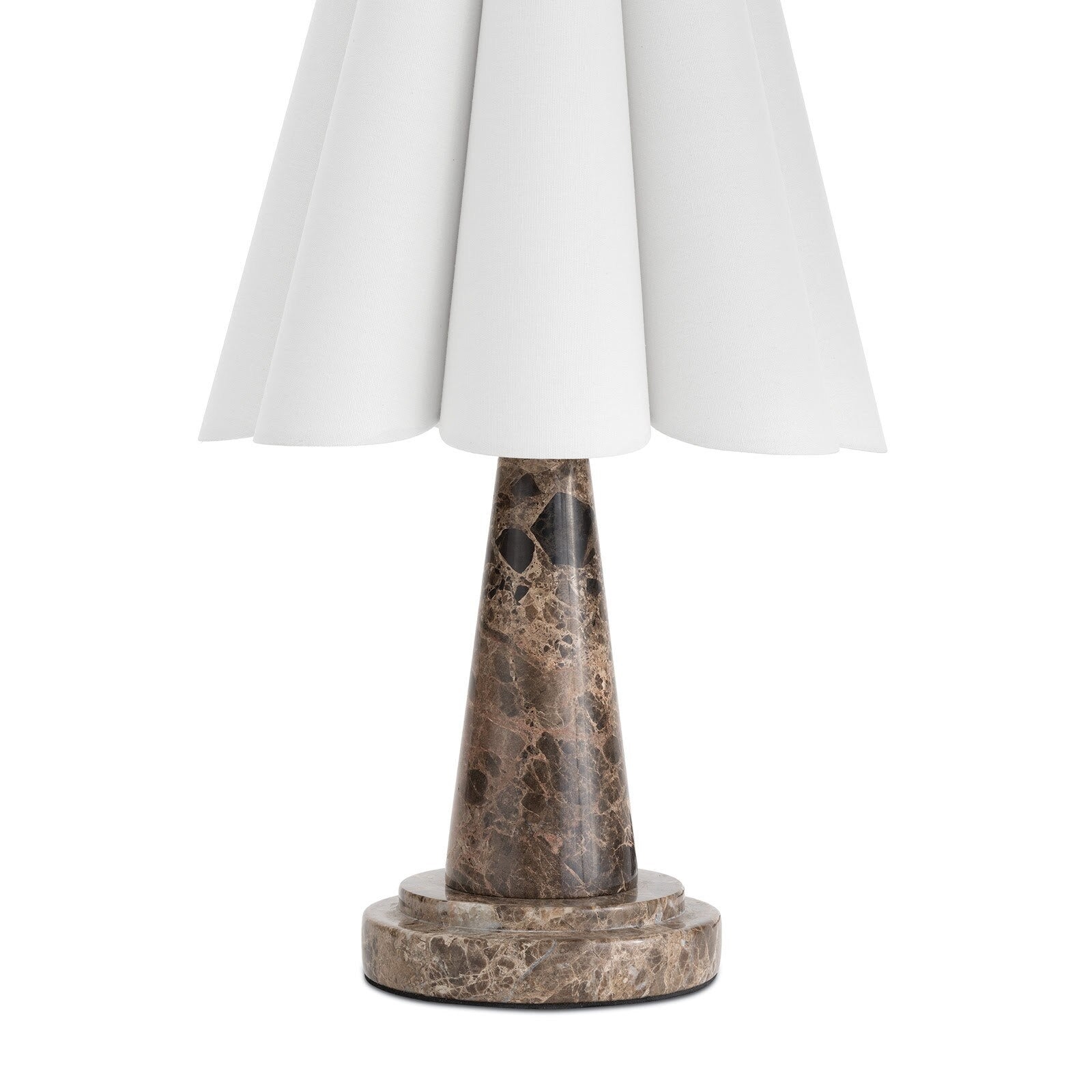 Shadon Marble Pleated Table Lamp D680