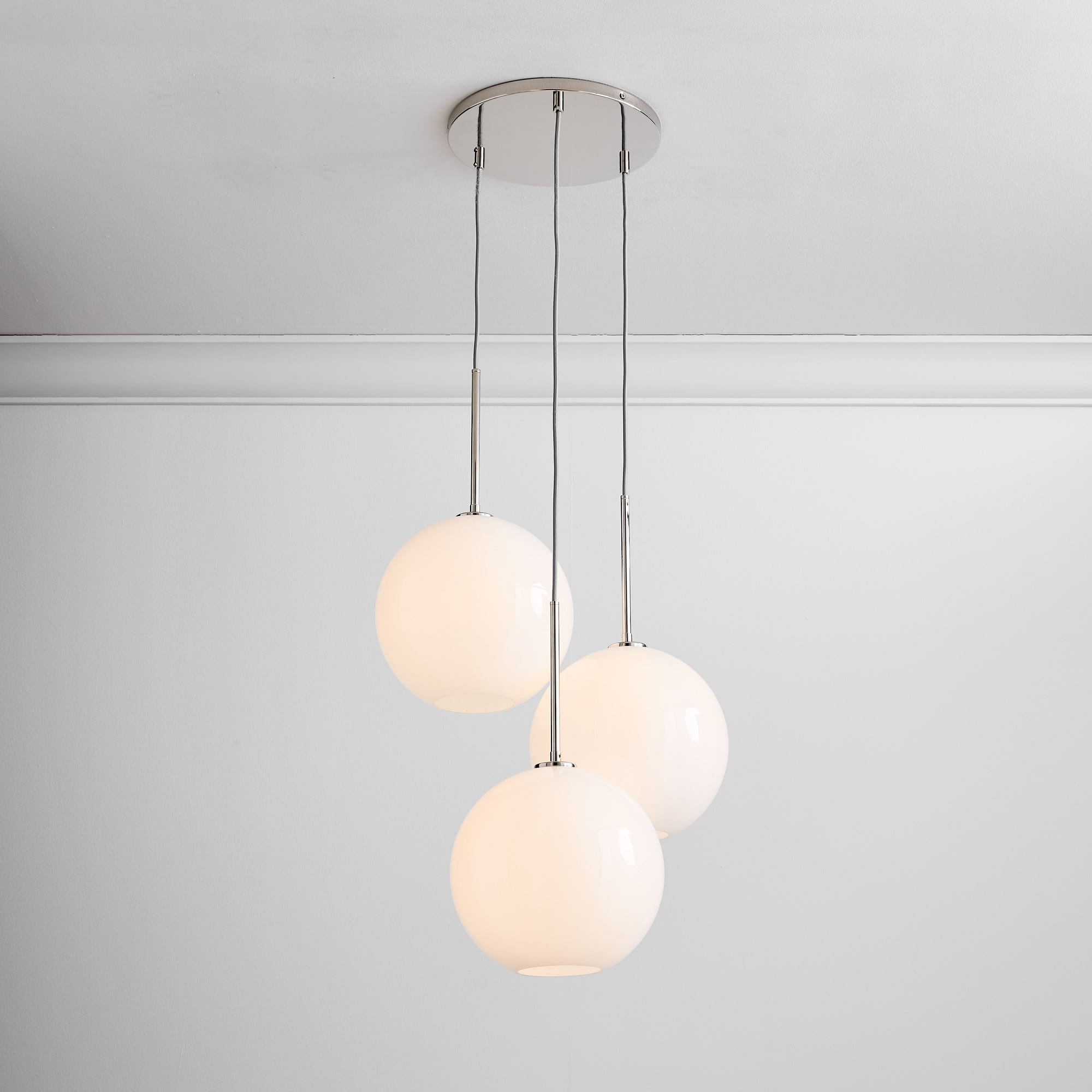 Selvion Minimalist Crystal Chandelier - Handcrafted Glass Sculptural Lighting Fixture T150