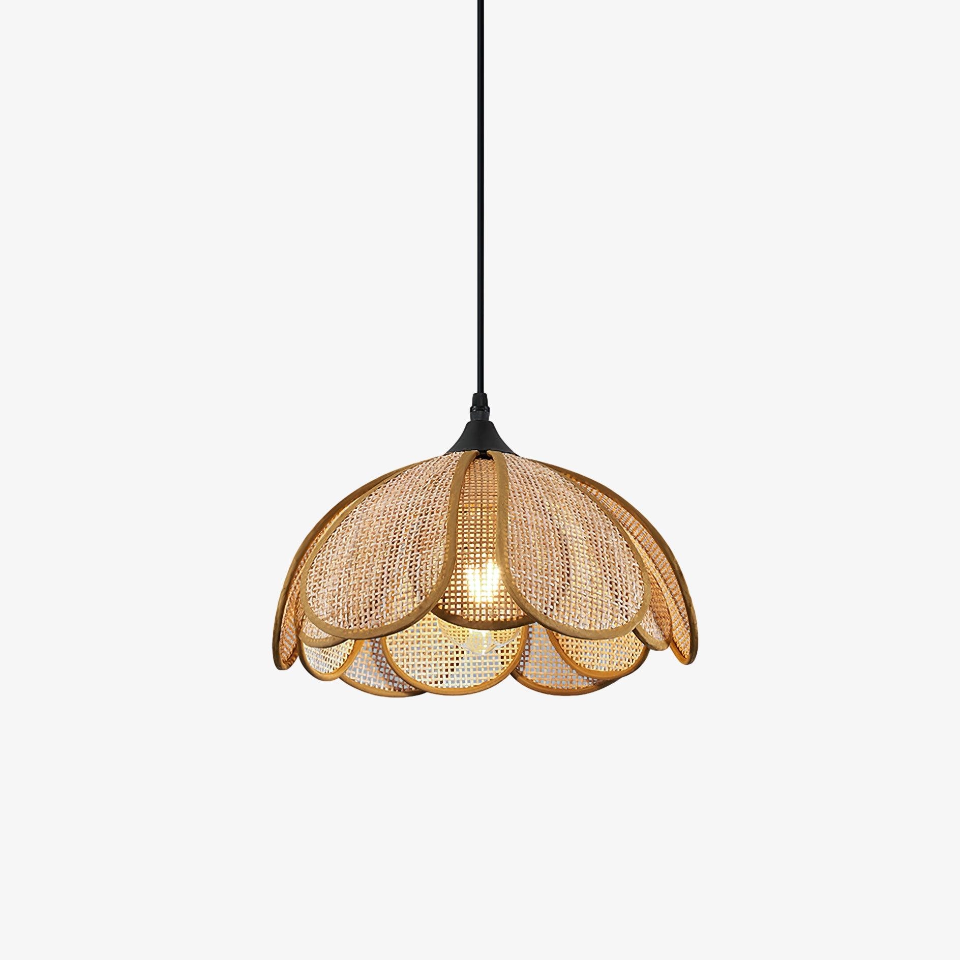 Bloom Rattan Pendant Lamp D358