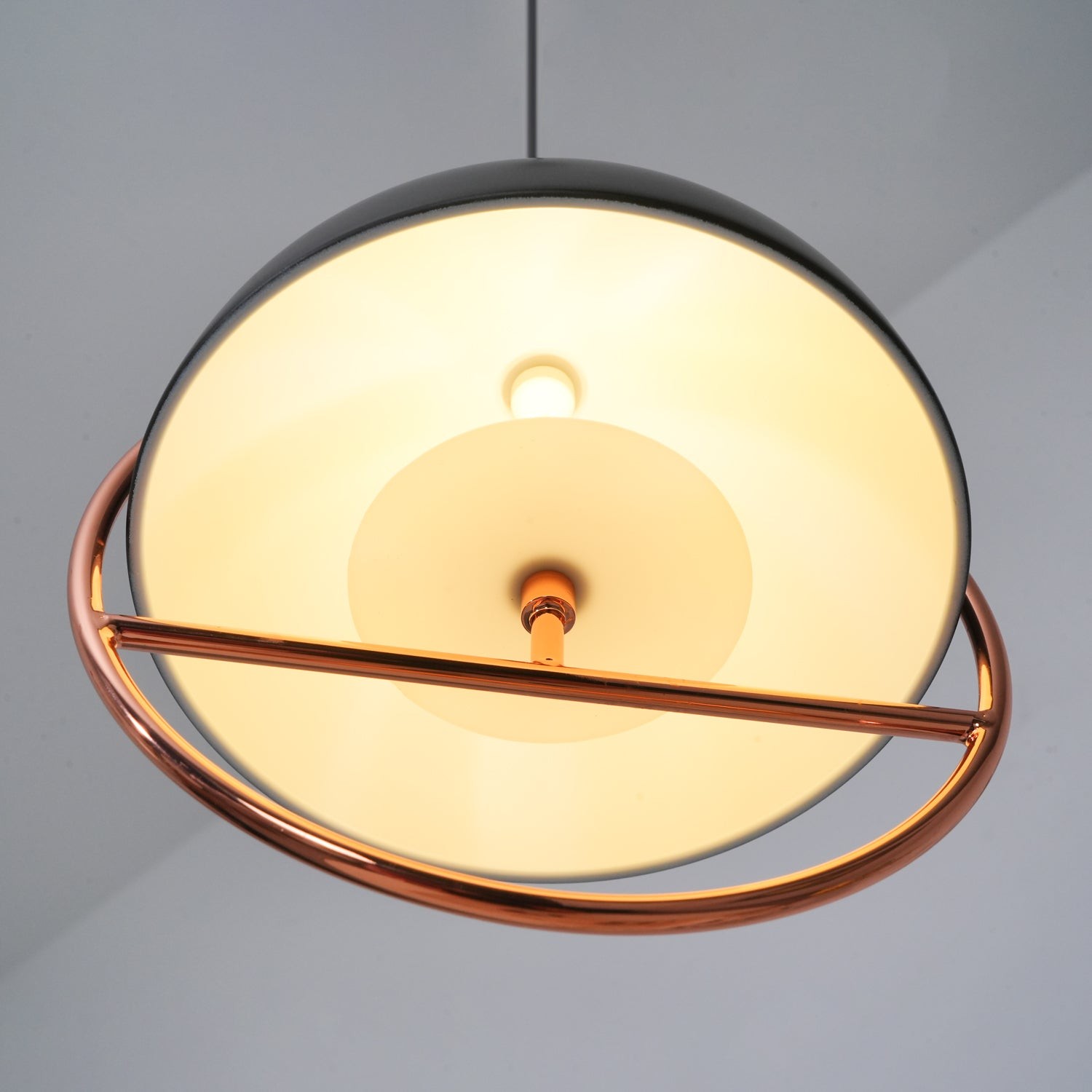 Nordic Hemispherical Ring Metal Pendant Lamp M551