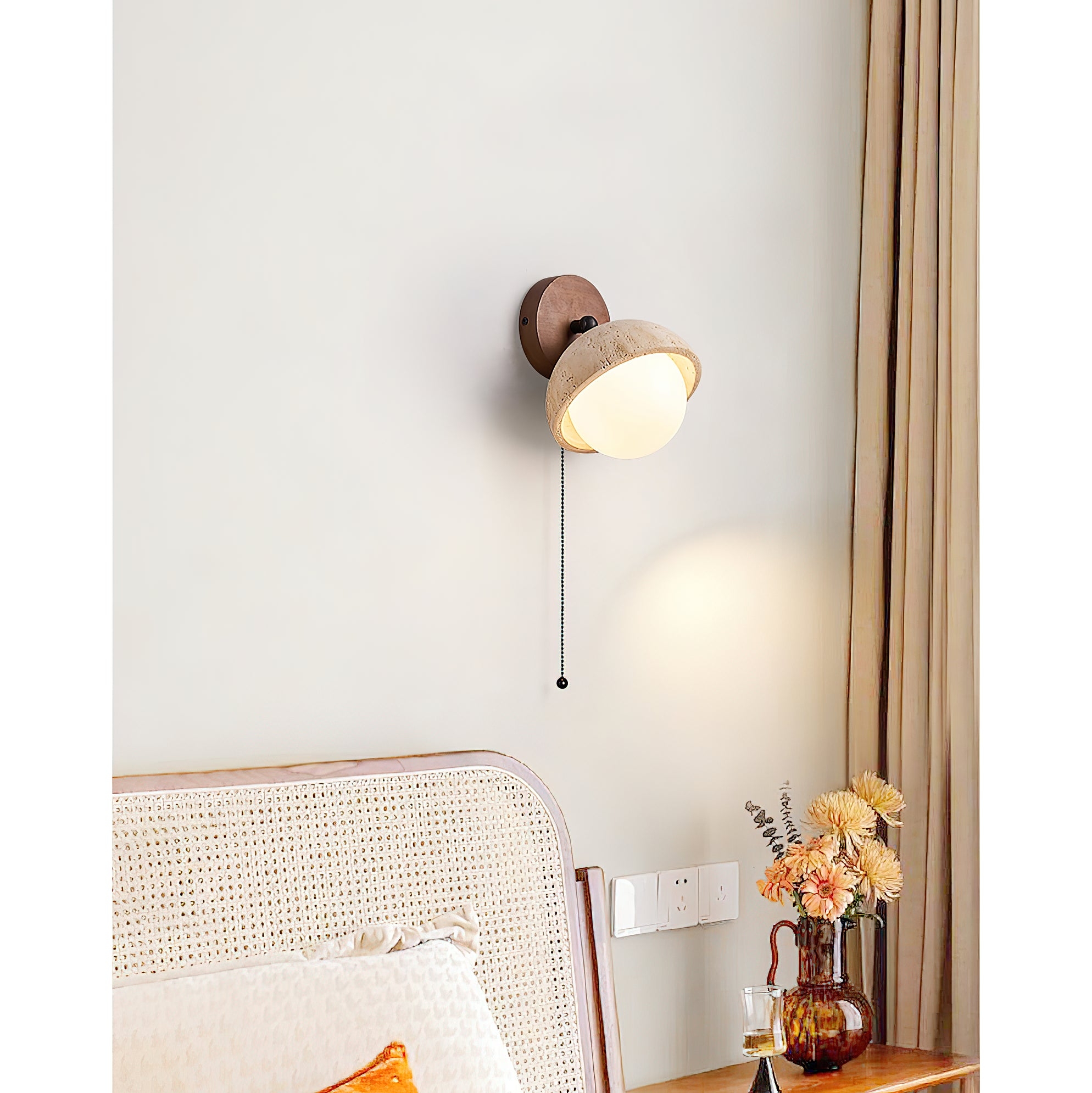 Ollina Travertine Wall Lamp D684