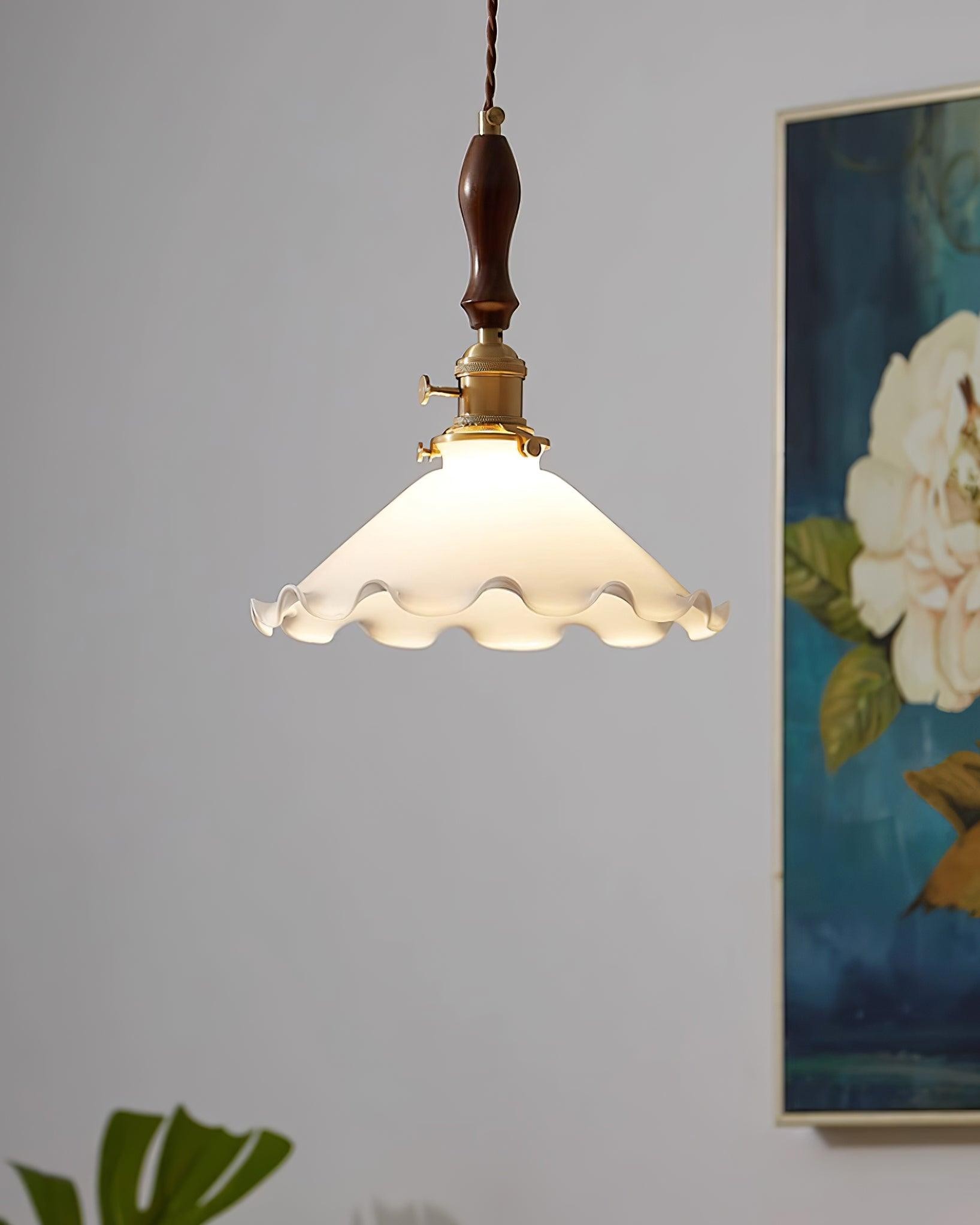 Milky Flower Pendant Light M354