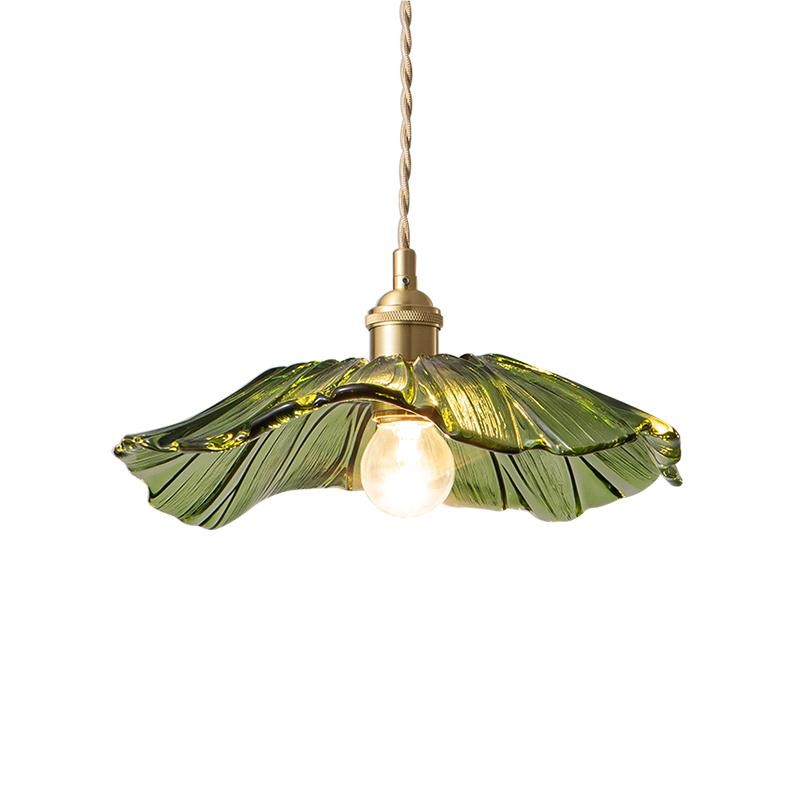 Tiffany Lotus Glass Pendant Light S55