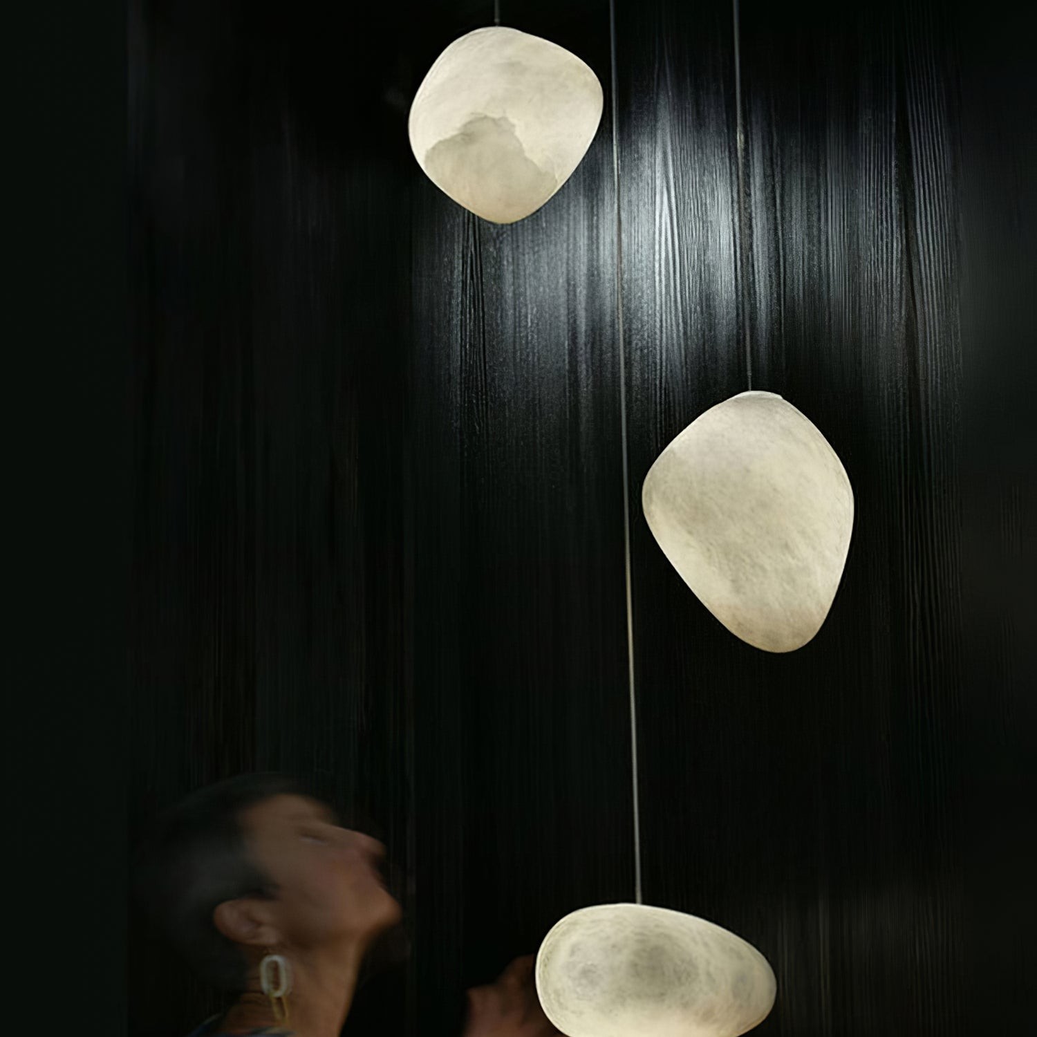 Pebbles Alabaster Pendant Lamp M439