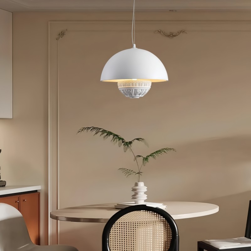 Semi Circular Metal Pendant Lamp M345
