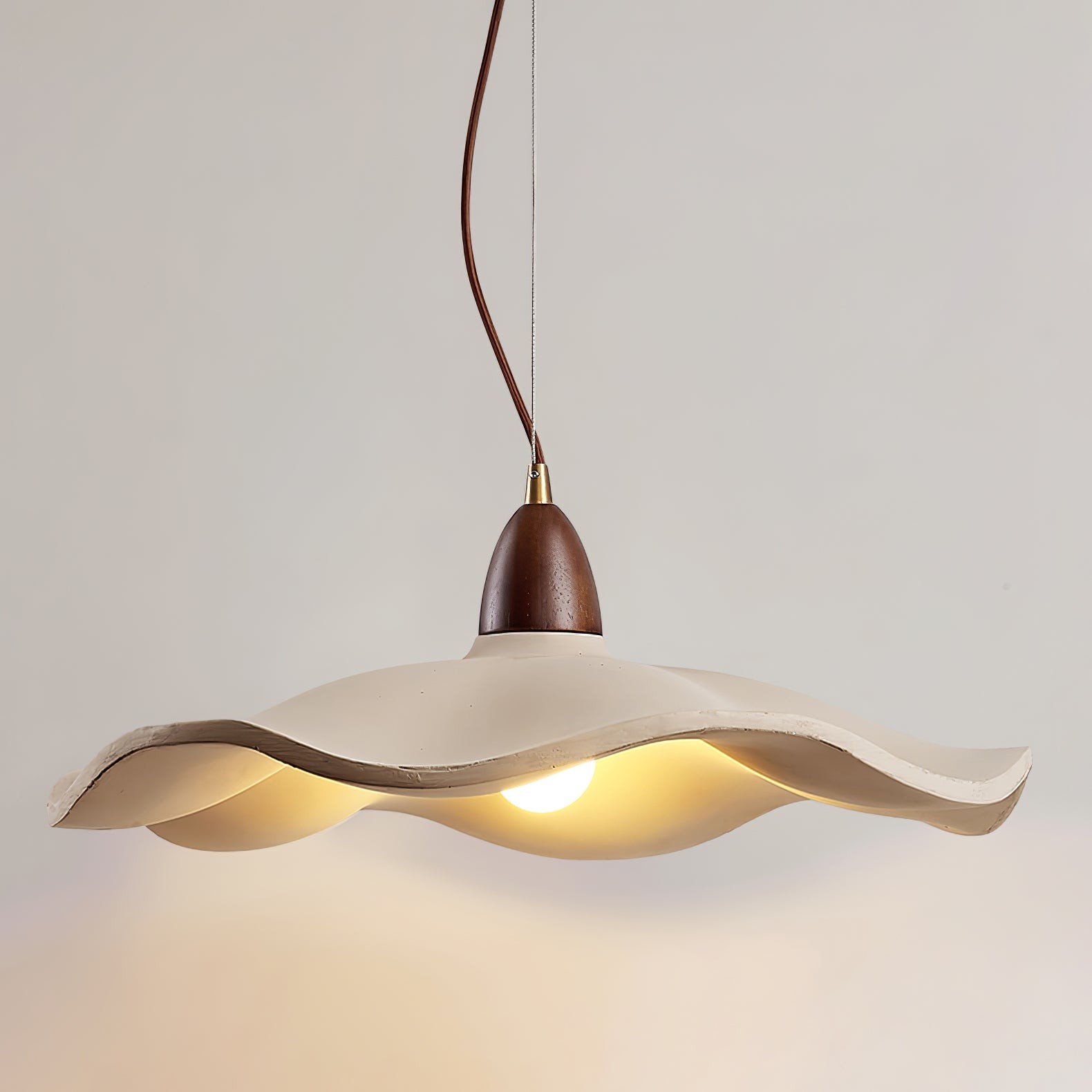 Japanese Wabi-Sabi Style Cement Wave Pendant Lamp M80