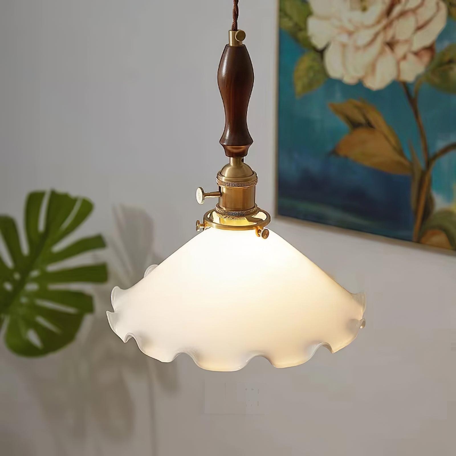 Milky Flower Pendant Light M354