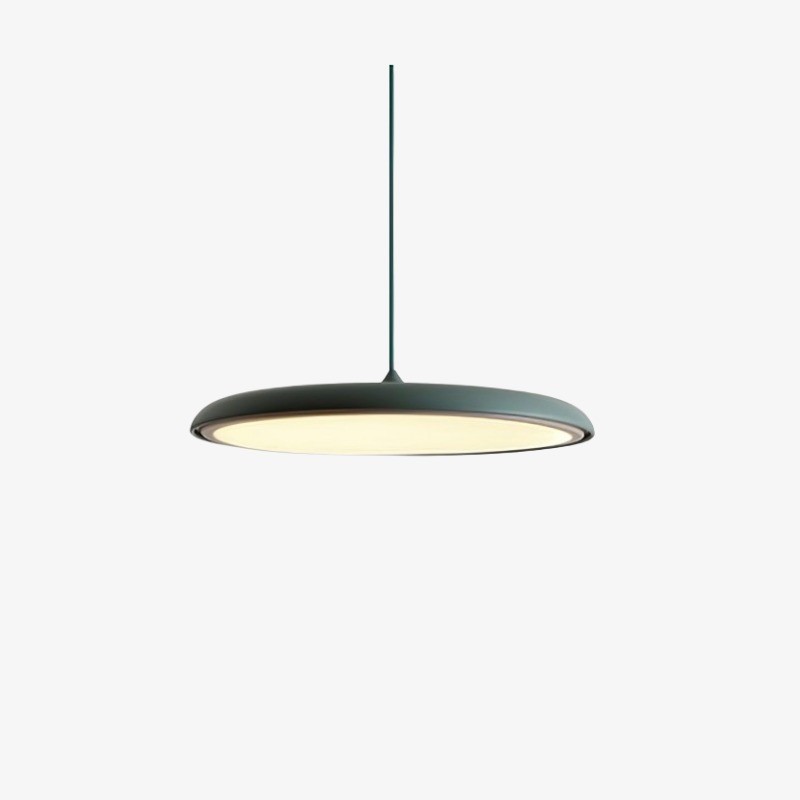 Astris Modern Disc Pendant Lighting - Soft Glow LED Hanging Light for Dining Room and Living Space T583