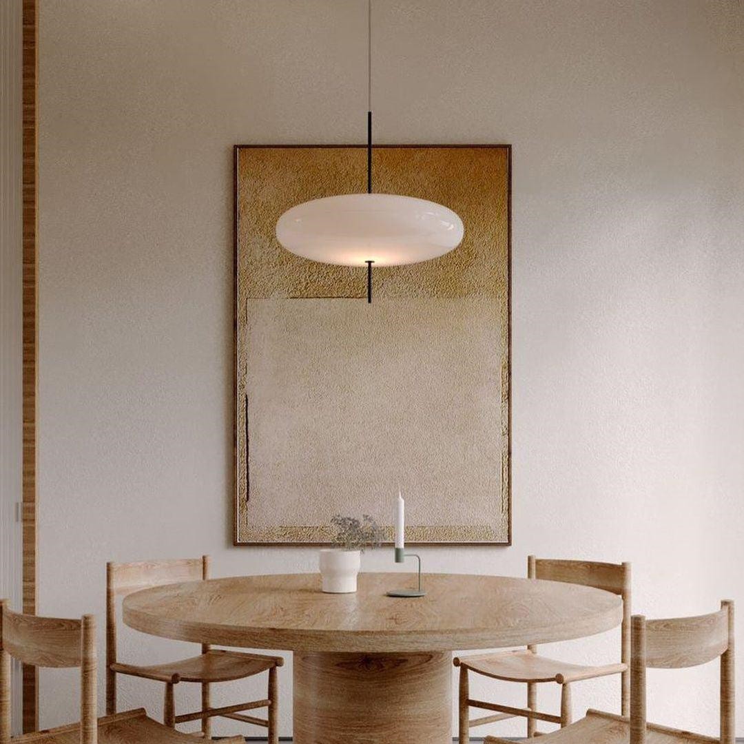 Modern Elliptical Shape Pendant Light