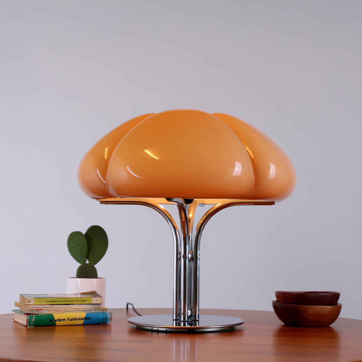 Creative Cluster Mushroom Shape Glass Table Lamp M117