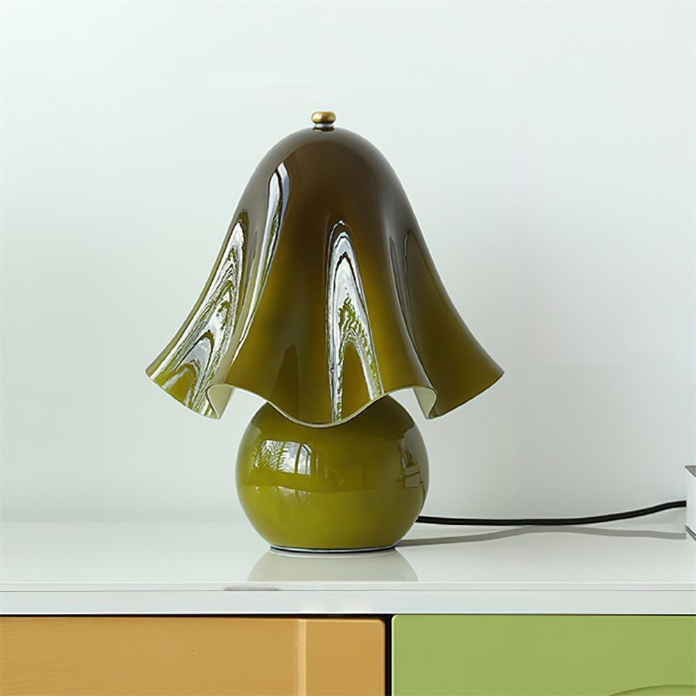 Bellina Decorative Table Lamp - Sculptural Bell Flower Shape T281