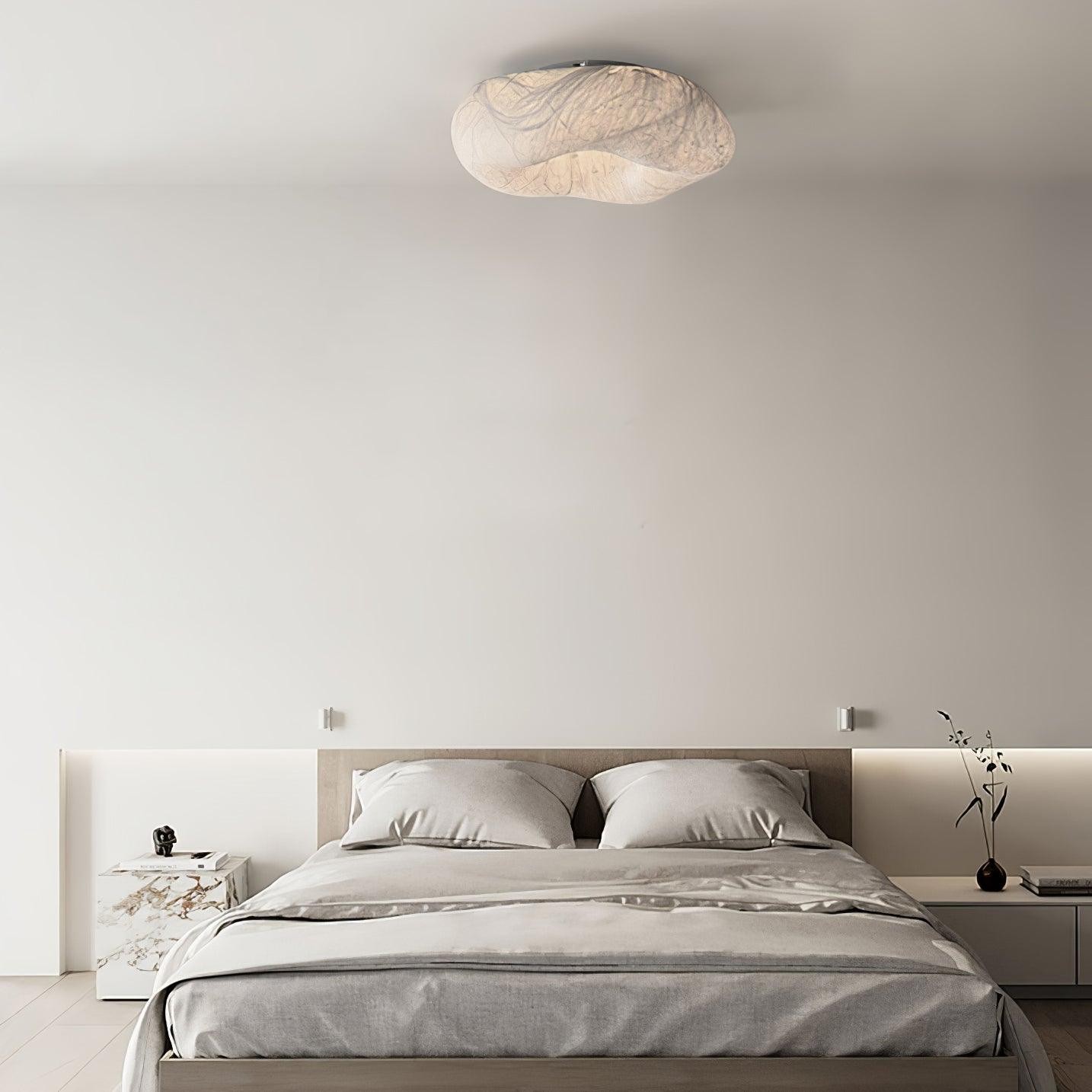 Modern Simple Silk LED Living Room Ceiling Lamp M294