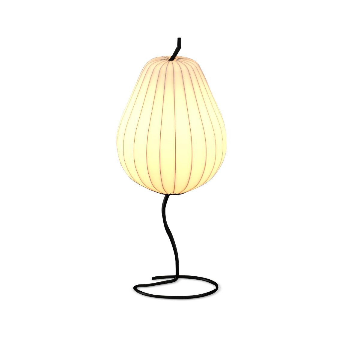 Pear-shaped Shite Floor Lamp Suitable For Living Room M35