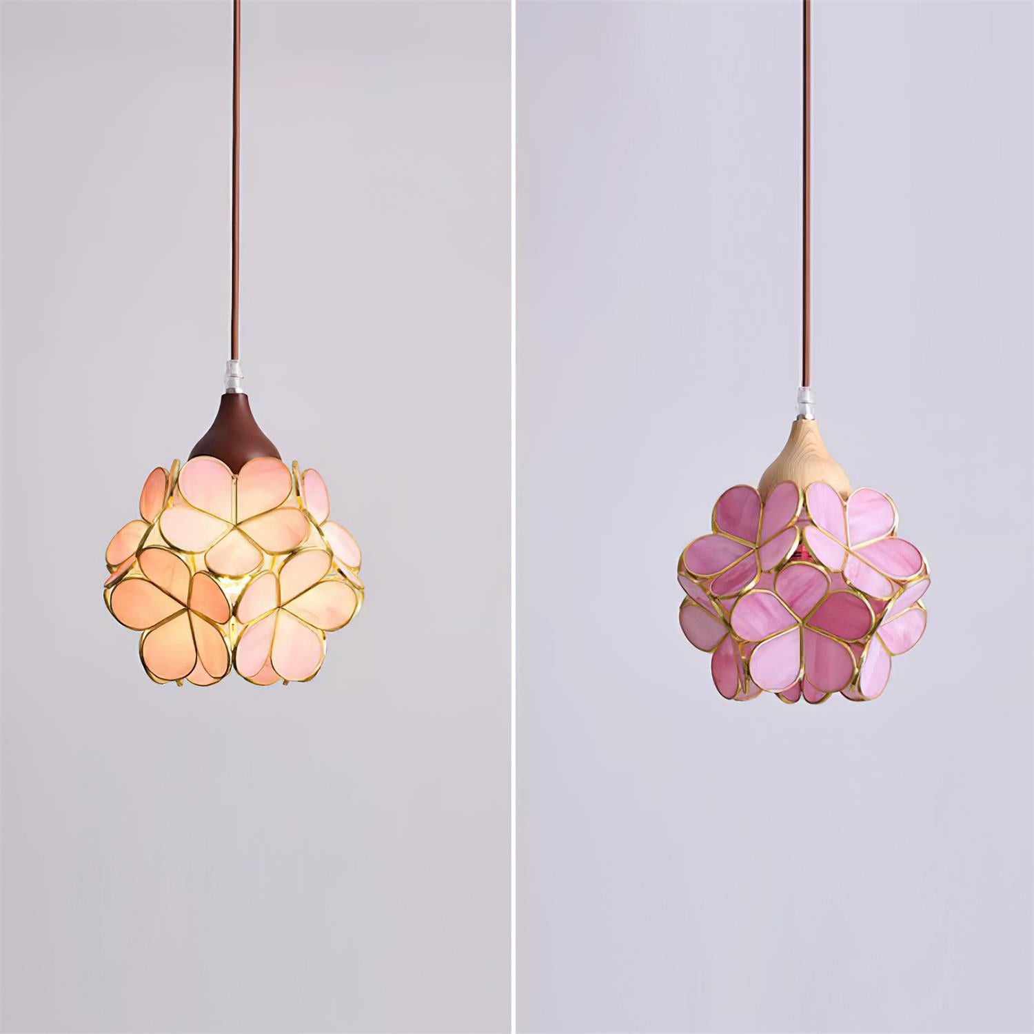 French Creative Pastoral Style Flower Pendant Light M238